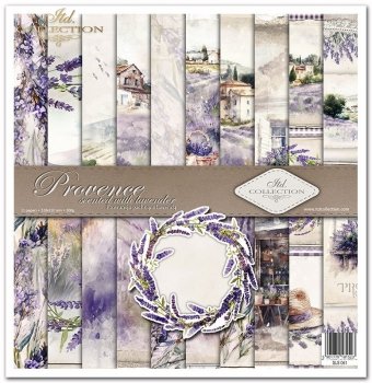 Set von Papieren für Scrapbooking SLS-061 Provence scented with lavender