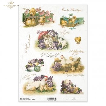 Reispapier für Serviettentechnik und Decoupage R1078