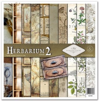 Set von Papieren für Scrapbooking SLS-049 ''Herbarium 2''