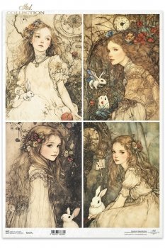 Reispapier A3 für Decoupage R1477L