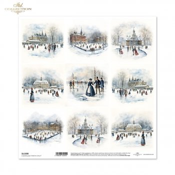 Papier für Scrapbooking SL1598