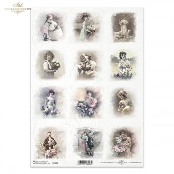 Reispapier für Serviettentechnik und Decoupage R2199