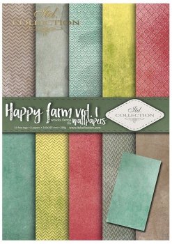 Scrapbooking papers SCRAP-039 ''Happy farm vol. 1''