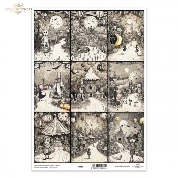 Translucent scrapbooking paper P0285