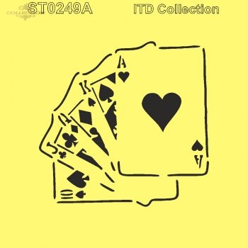 .Stencil scrapbooking decoupage 16x16 cm ST0249A