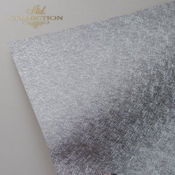 .Special paper for scrapbooking PSS039 - structural paper - silver A4