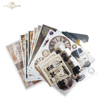 Scrapbooking papers  KIT 1 Old Journal