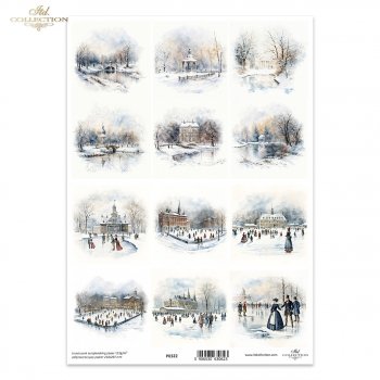 Translucent scrapbooking paper P0322