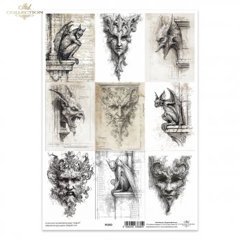 Translucent scrapbooking paper P0360