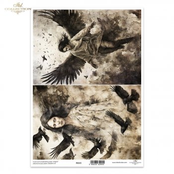 Translucent scrapbooking paper P0313
