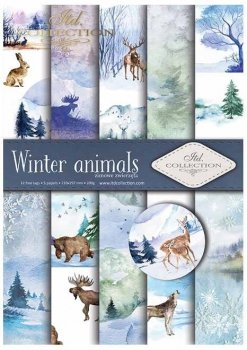 Scrapbooking papers SCRAP-018 ''Winter animals''