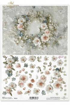 Papel de arroz para decoupage R2611