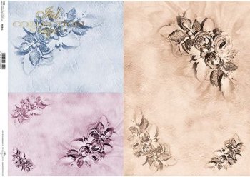 Papel de arroz decoupage A3 R0044L