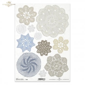 Papel de arroz para decoupage R0548