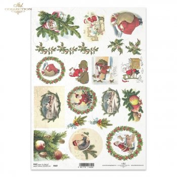 Papel de arroz para decoupage R0587