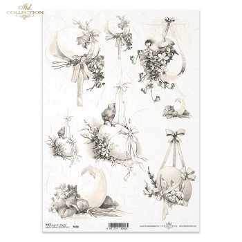 Papel de arroz para decoupage R0666