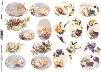 papel decoupage clásico D0570M