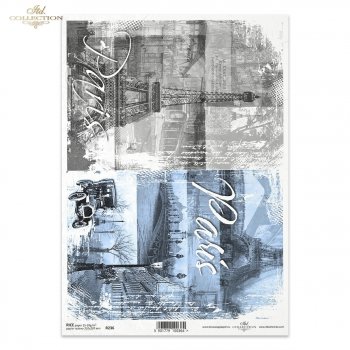 Papel de arroz para decoupage R0236