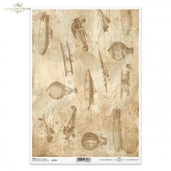 Papel de arroz para decoupage R1398