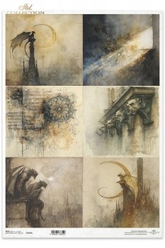 Papel de arroz decoupage A3 R1555L