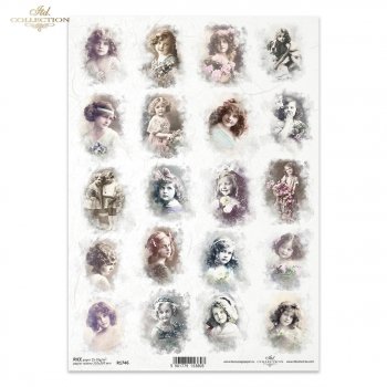 Papel de arroz para decoupage R1746