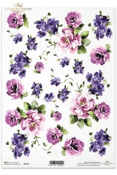 Papel de arroz para decoupage R0093