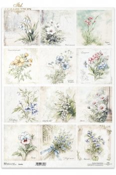Papel de arroz decoupage A3 R1444L