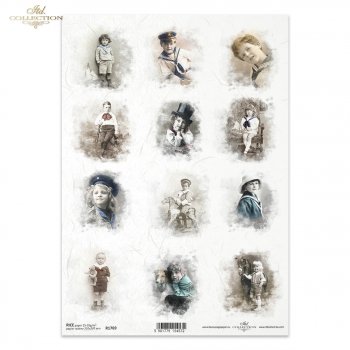 Papel de arroz para decoupage R1769
