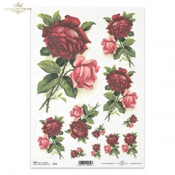 Papel de arroz para decoupage R0219