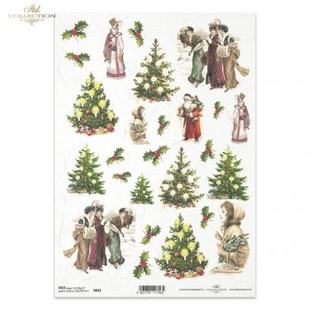 Papel de arroz para decoupage R0603