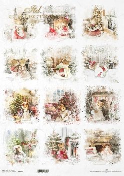 Papel de arroz decoupage A3 R0657L