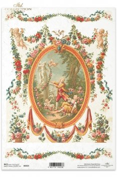 Papel de arroz para decoupage R0023