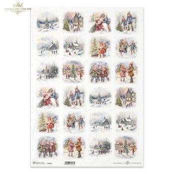 Papel de arroz decoupage A3 R1291L