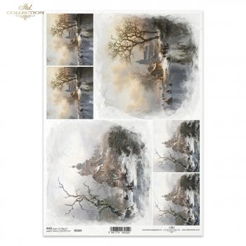Papel de arroz para decoupage R2269