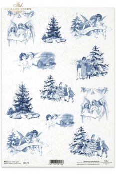 Papel de arroz para decoupage R0179