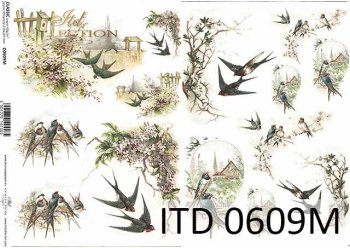 papel decoupage clásico D0609M