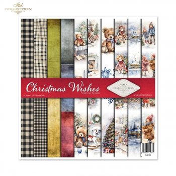 Papeles Scrapbooking SLS-086 Christmas Wishes