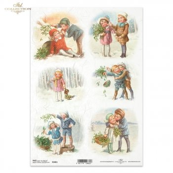 Papel de arroz para decoupage R1001