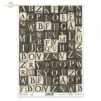 Papel de arroz para decoupage R2529