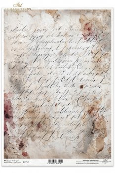 Papel de arroz para decoupage R2712