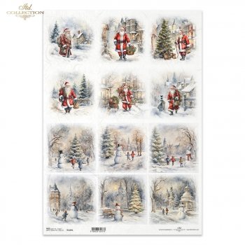 Papel de arroz decoupage A3 R1264L