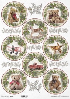 Papel de arroz decoupage A3 R0764L