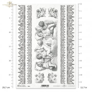 Papel de arroz para decoupage R0612