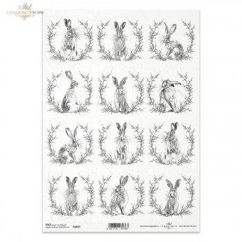 Papel de arroz para decoupage R2015