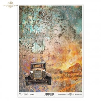 Papel de arroz para decoupage R1908