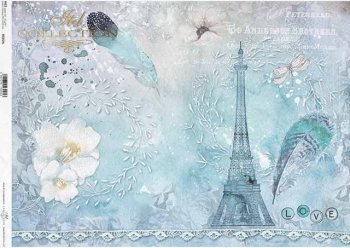 Papel de arroz decoupage A3 R0269L