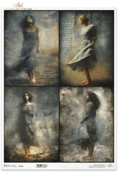 Papel de arroz decoupage A3 R1562L