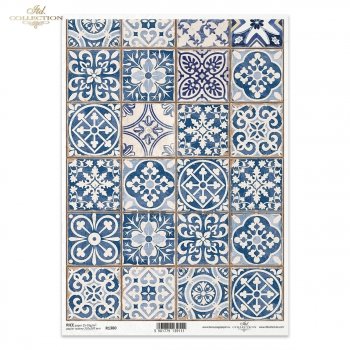 Papel de arroz para decoupage R1380