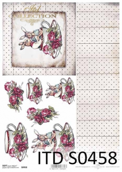 Papel Decoupage Soft S0458