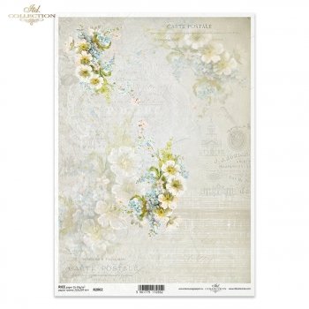Papel de arroz para decoupage R2062